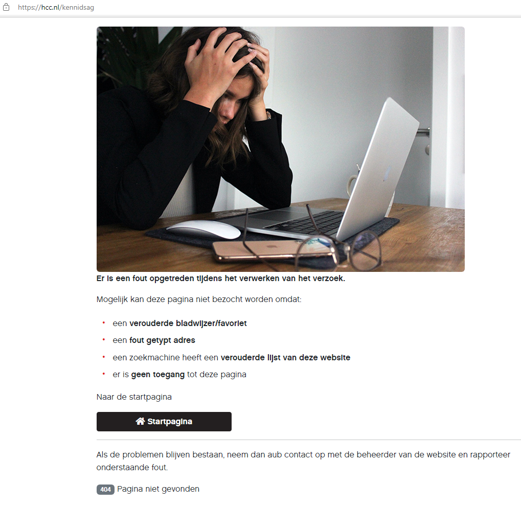 Knipsel 404 fout