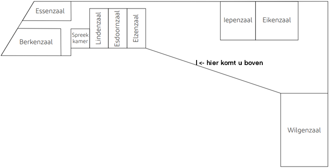 Afbeelding Plattegrond zalen Expo Houten