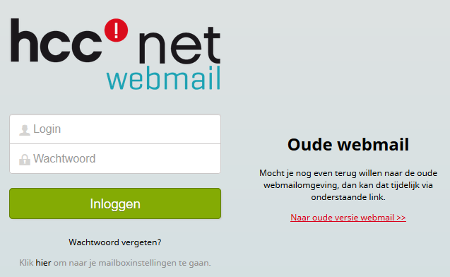 hccnetwebmail printscreen